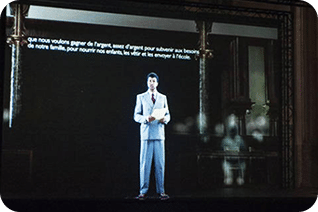 hologramme projection leni
