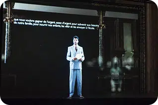 hologramme projection leni