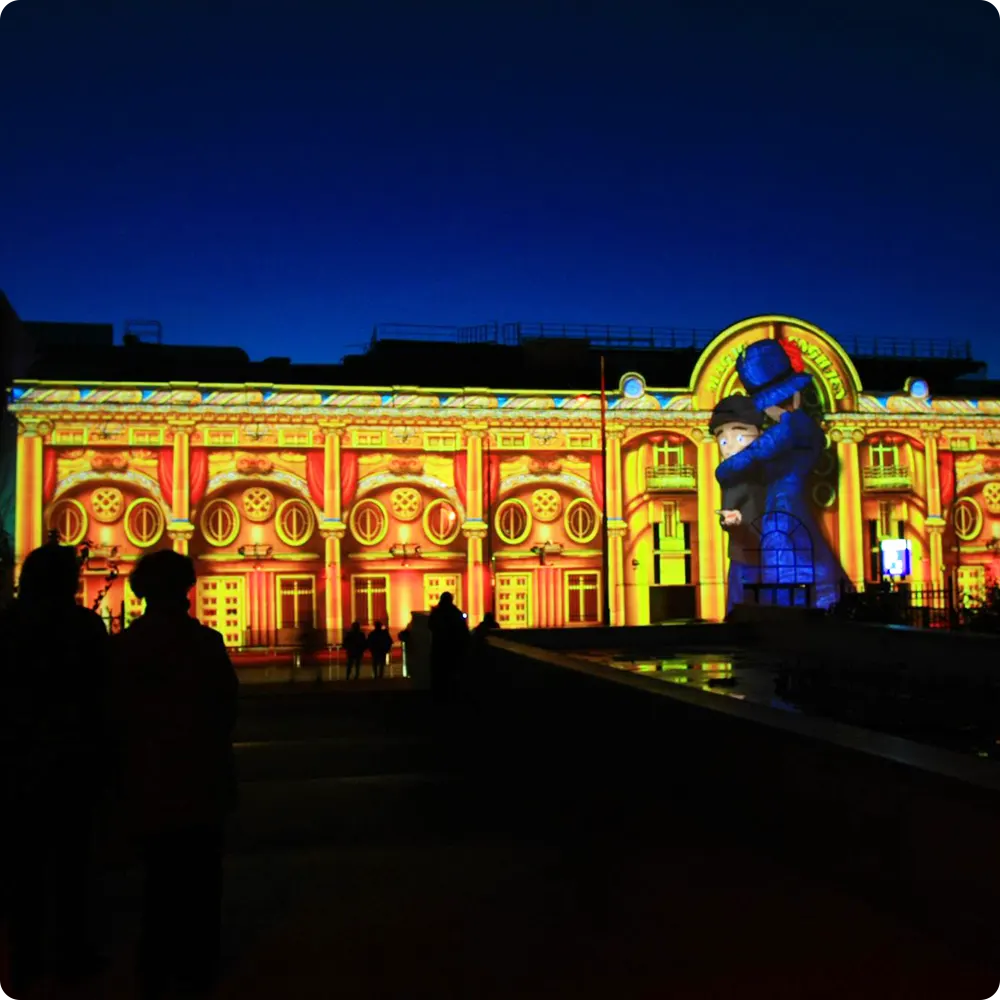 Mapping vidéo - façade du Casino d’Enghien les bains