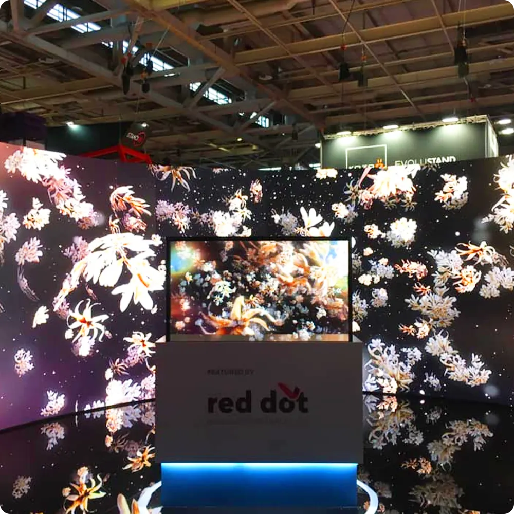 Mur LED - Stand Leni au salon Heavent