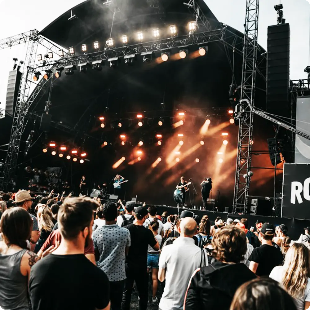 éclairage scénique - Rock en Seine